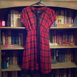 NWOT Plaid Dress 8